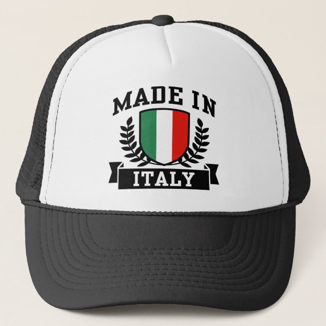 Gorra De Camionero Fabricado en Italia (Anverso)