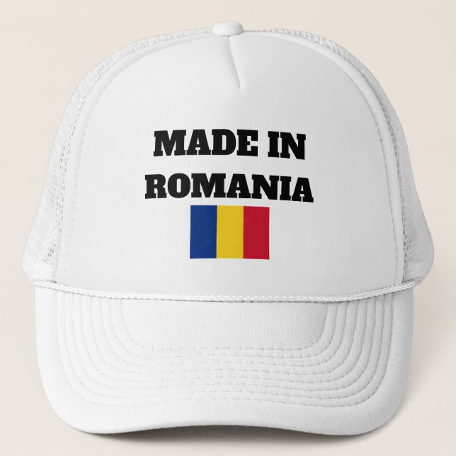 Gorra De Camionero Fabricado en Rumania (Anverso)