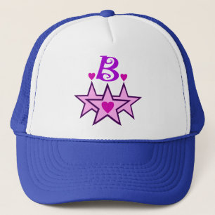 Gorra De Camionero ╚" ★ Fabuloso Inicial B Styling Hat ╝