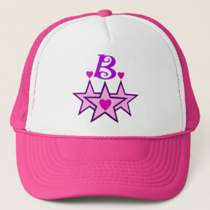 Gorra De Camionero ╚" ★ Fabuloso Inicial B Styling Hat ╝