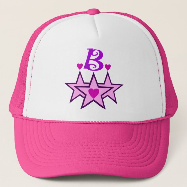 Gorra De Camionero ╚" ★ Fabuloso Inicial B Styling Hat ╝ (Anverso)