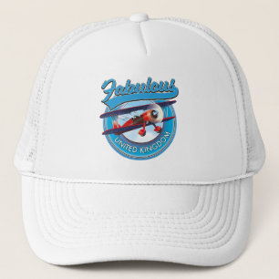 Gorra De Camionero Fabuloso parche de viaje del Reino Unido.