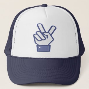 Gorra De Camionero Facebook como signo de paz