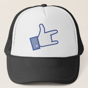 Gorra De Camionero Facebook tiene gusto de usted de oscilar el icono