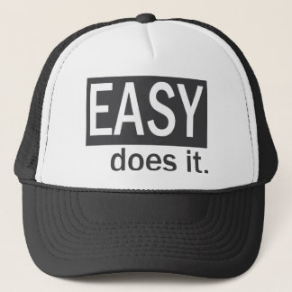 Gorra De Camionero Fácil lo hace Drk Gry/blanco
