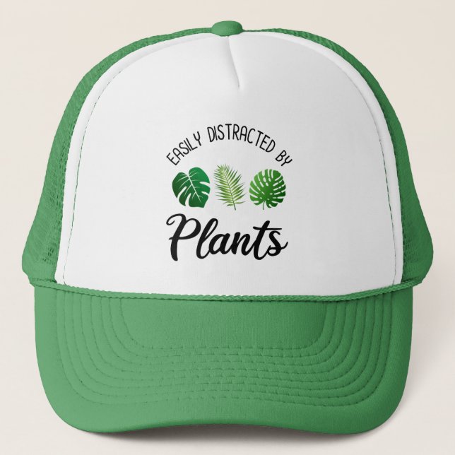 Gorra De Camionero Fácilmente Distrado Por Las Plantas (Anverso)