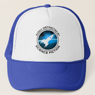 Gorra De Camionero Fácilmente Distraído Por La Ciencia Ficción