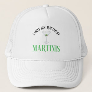 Gorra De Camionero Fácilmente Distraído Por Martinis
