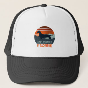 Gorra De Camionero Fácilmente Distraído Por Pasear Dachshunds