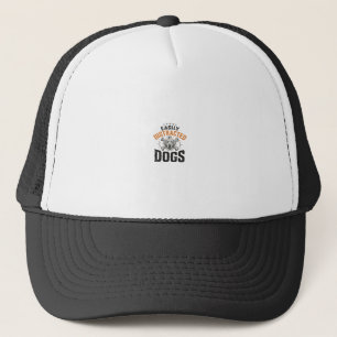Gorra De Camionero Fácilmente Distraído Por Perros Diseño Vintage Ama