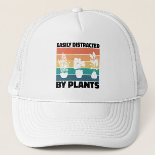 Gorra De Camionero Fácilmente Distraídos Por Plantas Que Plantan Amor