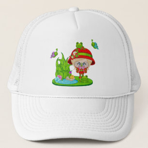 Gorra De Camionero Faery Nature Lover Frog