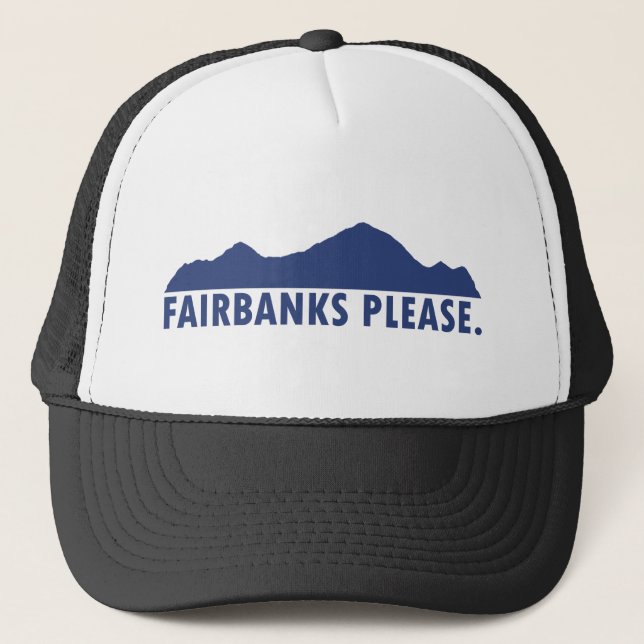 Gorra De Camionero Fairbanks Alaska Please (Anverso)