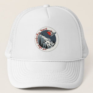 Gorra De Camionero Fairy Snowborder ; Come Duerme Snowboarding Repite