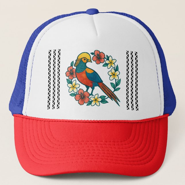 Gorra De Camionero faisán dorado (Anverso)