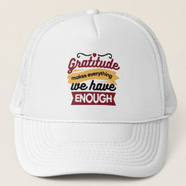 Gorra De Camionero Faith and Gratitude Artwork – Uplifting Christian 