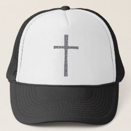 Gorra De Camionero Faith Cross Silver