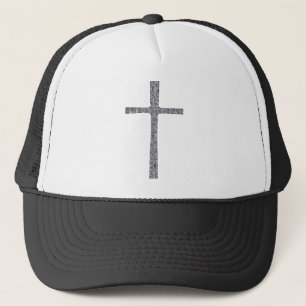 Gorra De Camionero Faith Cross Silver