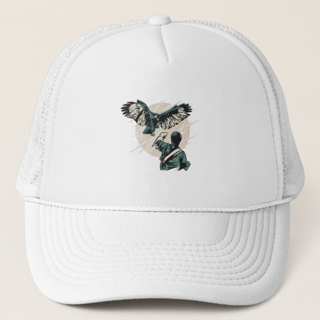 Gorra De Camionero Falconería (Anverso)