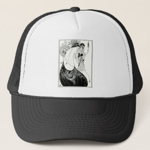 Gorra De Camionero Falda del pavo real de Aubrey Beardsley