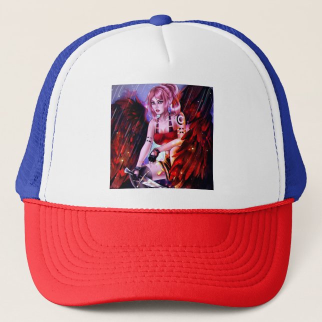 Gorra De Camionero Fallen Angel (Anverso)