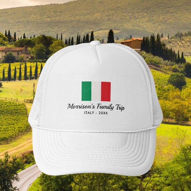 Gorra De Camionero Familia coincidente Italia Viaje Personalizado de  (Subido por el creador)