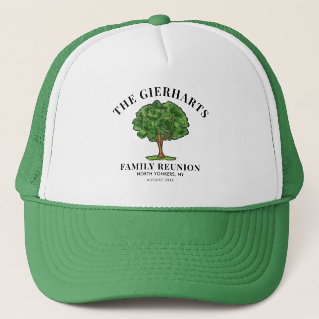 Gorra De Camionero Familia de árbol genealógico Reunión Primos coinci (Anverso)