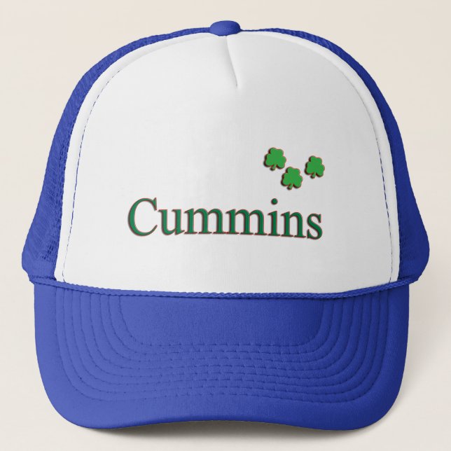 Gorra De Camionero Familia de Cummins (Anverso)