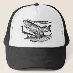 Gorra De Camionero Familia de Pike - pescado