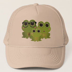 Gorra De Camionero Familia de ranas