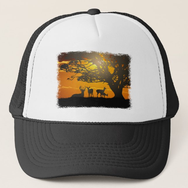 Gorra De Camionero Familia Deer (Anverso)