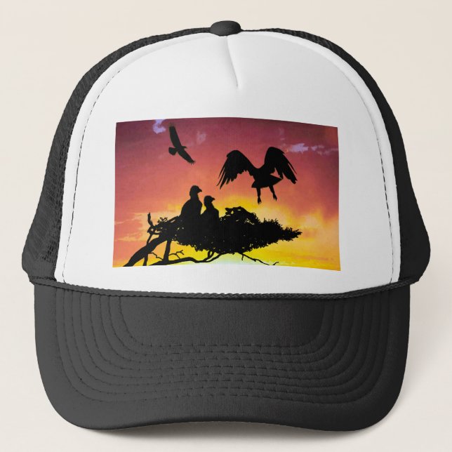 Gorra De Camionero Familia Eagle (Anverso)