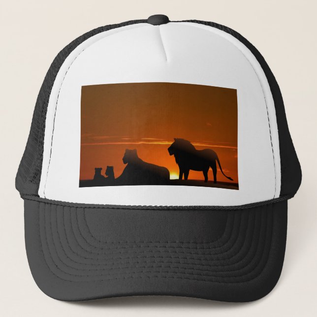 Gorra De Camionero familia león (Anverso)