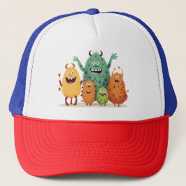 Gorra De Camionero Familia Monsters