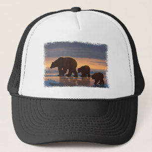 Gorra De Camionero Familia Oso Polar