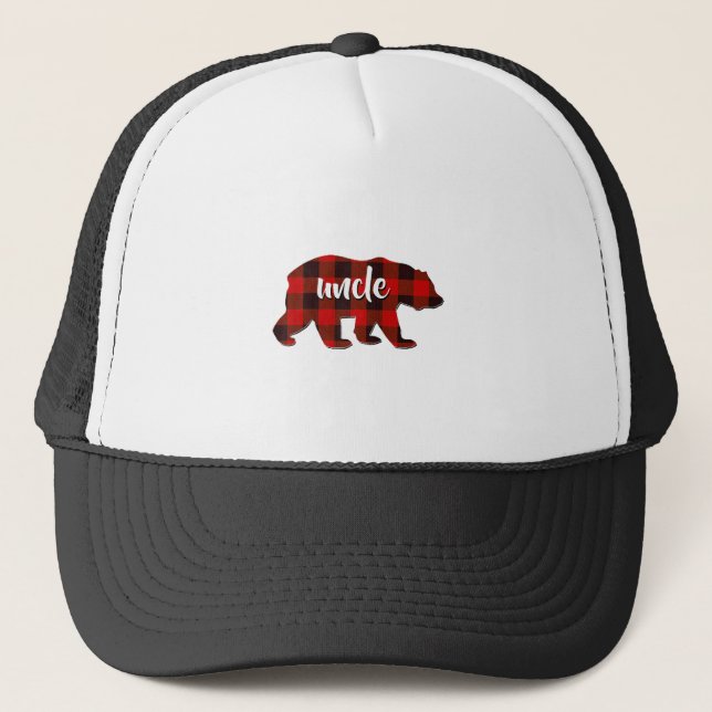 Gorra De Camionero Familia Pajama Chr Tio Rojo Matando Búfalo (Anverso)