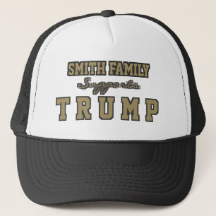 Gorra De Camionero Familia Personalizable Apoya A Trump.