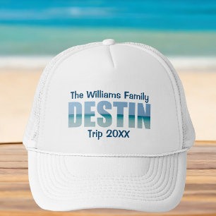 Gorra De Camionero Familia personalizada Destin Beach Trip