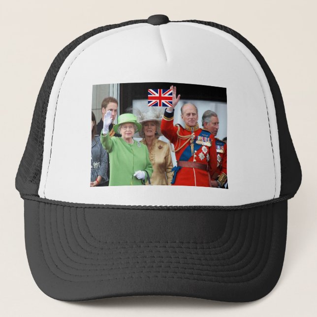 Gorra De Camionero Familia Real Británica (Anverso)
