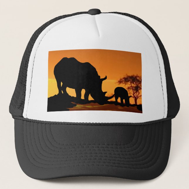 Gorra De Camionero familia rhino (Anverso)