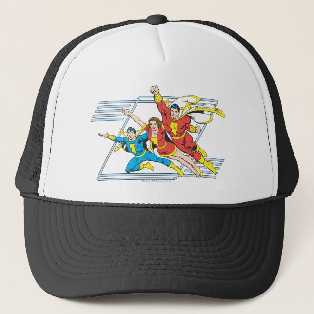 Gorra De Camionero Familia SHAZAM (Anverso)