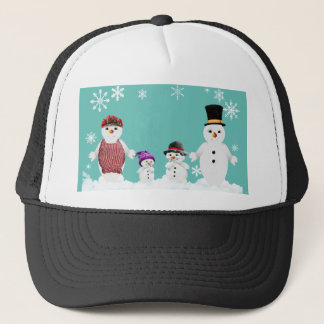 Gorra De Camionero familia snowman