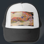 Gorra De Camionero Famoso cuadro de Gustav Klimt sobre los serpientes<br><div class="desc">Gustav Klimt's Water Serpents II (1907) famoso cuadro. gustav klimt, klimt, art nouveau, gustav klimt the kiss, the kiss, gold, gustav, simbolism, love, vintage, klimt freyas lagrimas, klimt the tree of life, fine art, kiss, kiss, kiss, arts, art , maestros de arte, hermosos, florales, amantes, romanticismo, dorado, jardín, colorido, romántico,...</div>