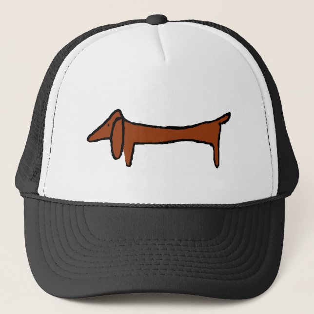 Gorra De Camionero Famous Abstract Dachshund (Anverso)