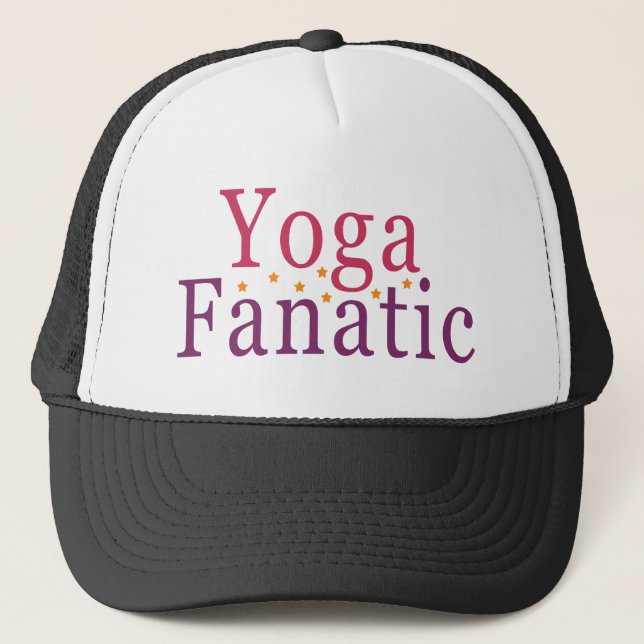 Gorra De Camionero Fanático del yoga (Anverso)