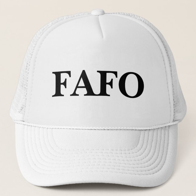 Gorra De Camionero FANFO Trucker Hat (Anverso)