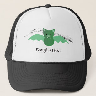 Gorra De Camionero Fangtastic Green Bat