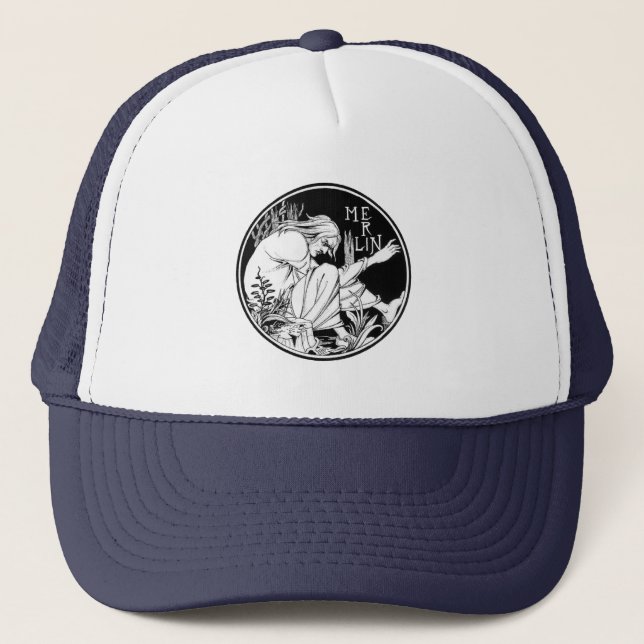 Gorra De Camionero Fantasía Art Nouveau de Merlin (Anverso)