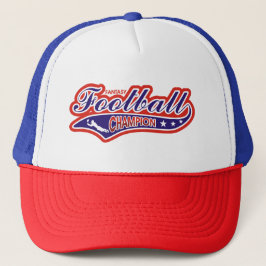 Gorra De Camionero Fantasía campeona de fútbol
