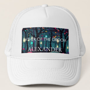 Gorra De Camionero Fantasía Floral PADRE DE Arte DEL GRUPO